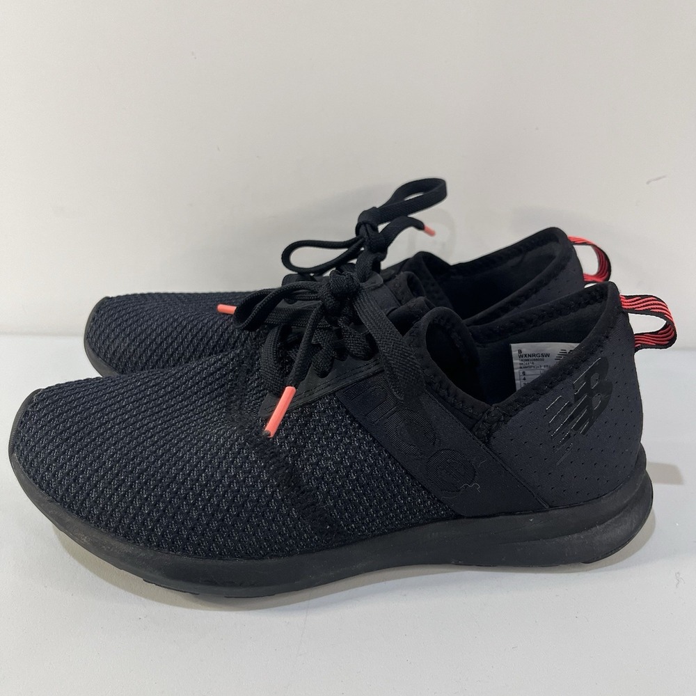 New Balance Womens‎ Size 6 FuelCore Nergize Low Black Running Shoes Comfort Gym